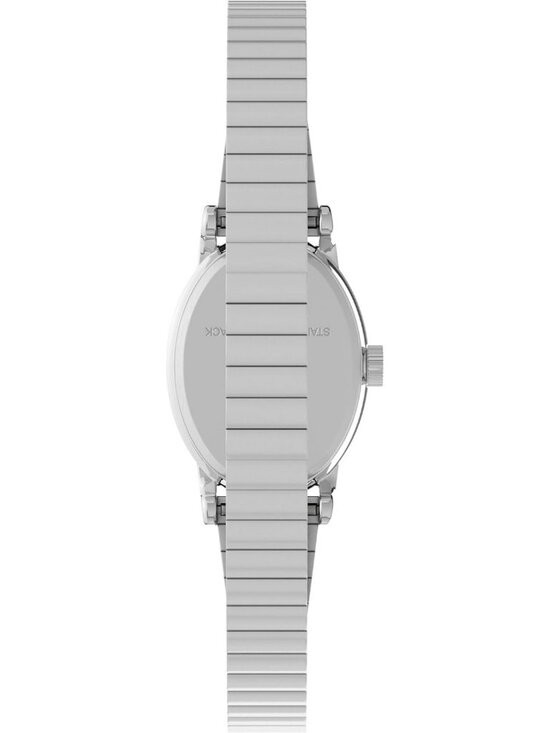 Women\'s Silver White Analog Quartz Cavatina Pearl Dial Oval Classic Wrist Watch main image 5